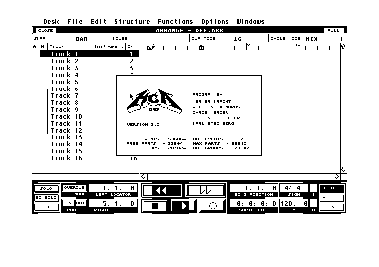 Steinberg Steinberg Cubase vollständig Für Den Atari ST Midi Recording System 